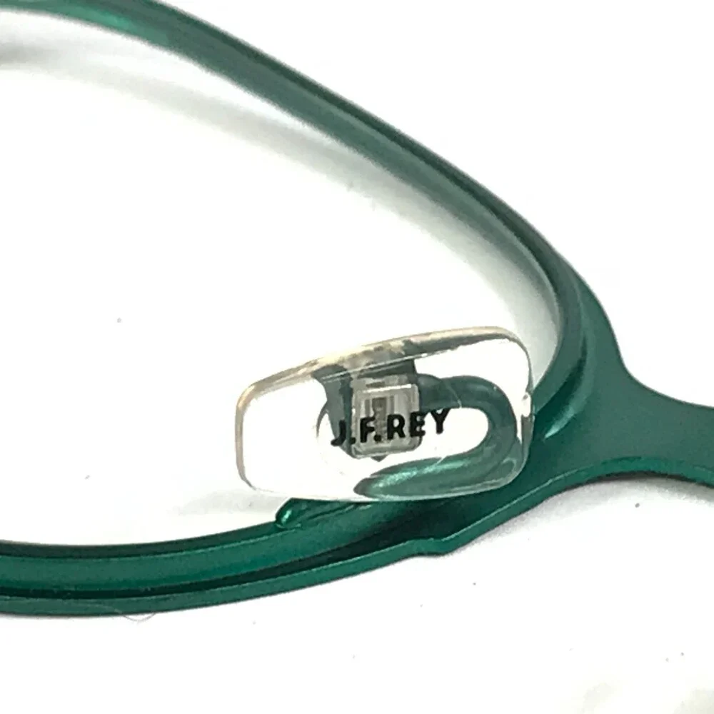 J.F. Rey Eyeglasses Frames JF2600 4949 Matte Green Textured Ribbed 43-25-135